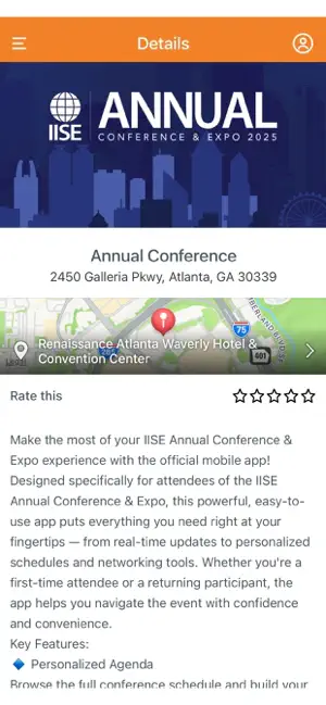 IISE Events screenshot 3