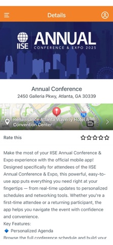 IISE Events Screenshot 3 of 3