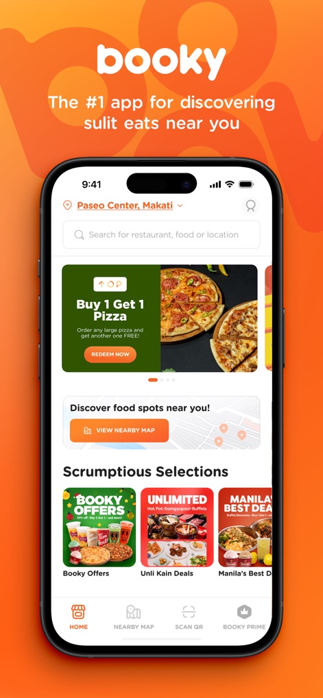 Booky - Food and Lifestyle - Food & Drink App | MWM