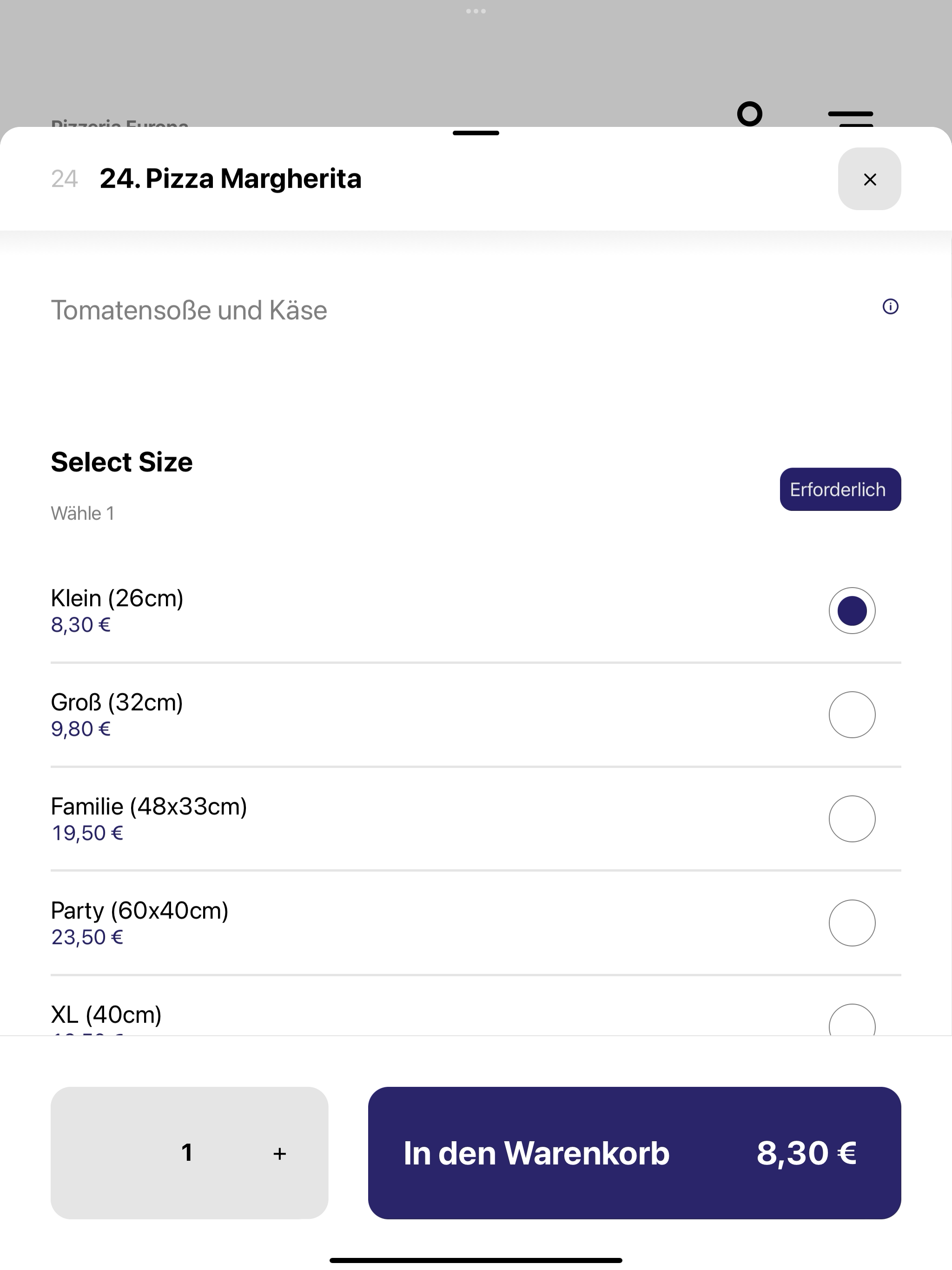 Pizzeria Europa Bad Kissingen screenshot 8