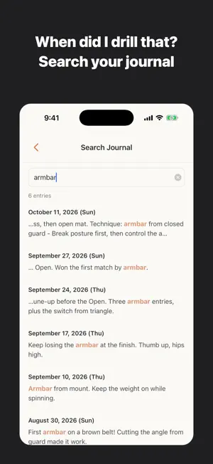 BJJ Diary: Jiu Jitsu Journal screenshot 4