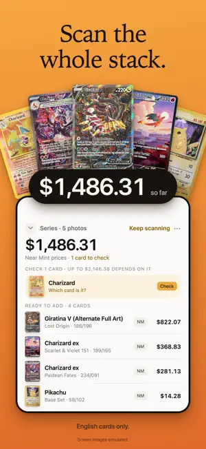 GrailFox: Card Value Scanner screenshot 1