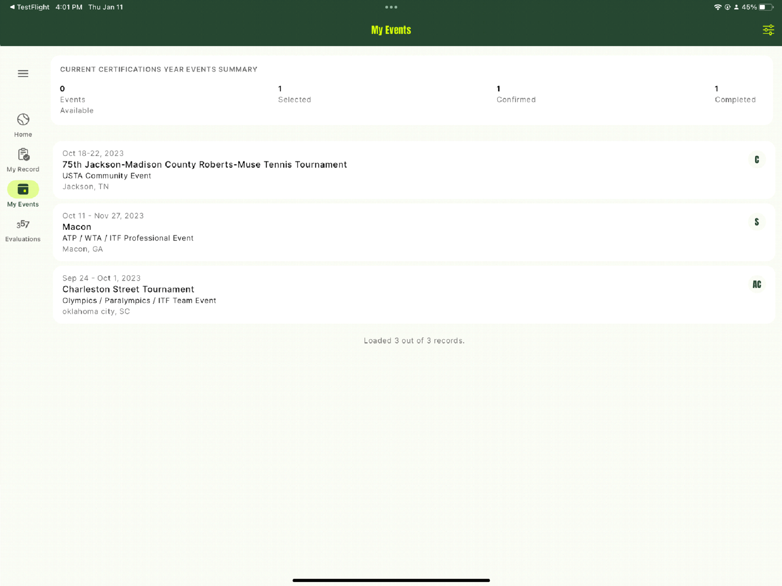 USTA OfficialsFirst screenshot 4