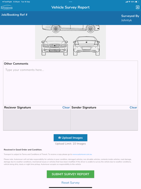 AUTOMOVER app screenshot