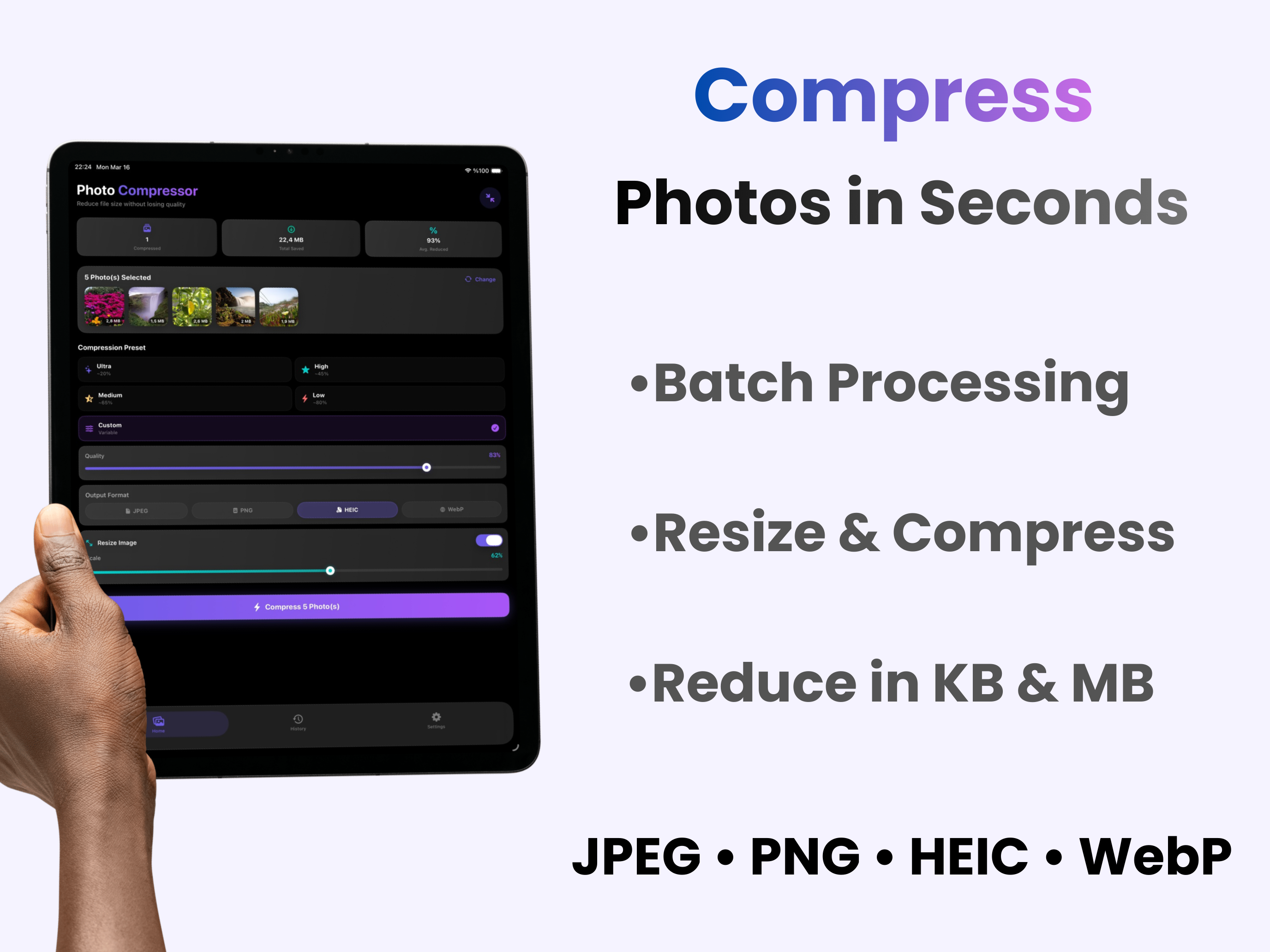 Image Compressor - MB to KB