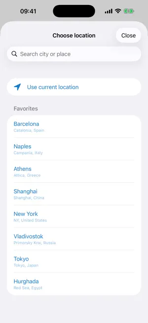 AquaMeteo screenshot 3