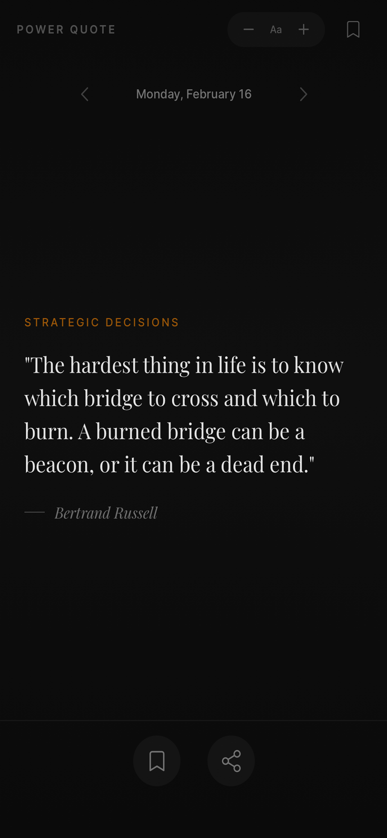 Power Quote of the Day