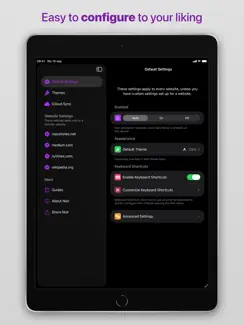 Noir - Dark Mode for Safari iPad image 3