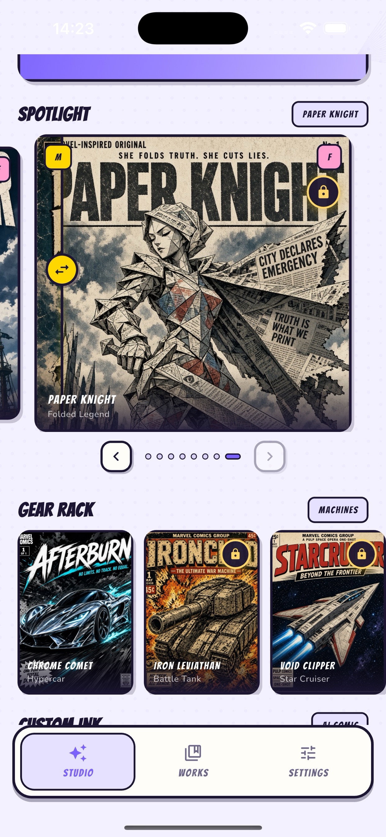 Screenshot 1 of Plexia-Quill Frame Comics