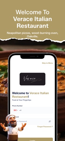 Verace Italian Restaurant iPhone screenshot