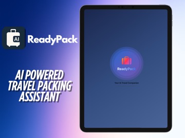 ReadyPack -AI Travel Checklist iPad screenshot