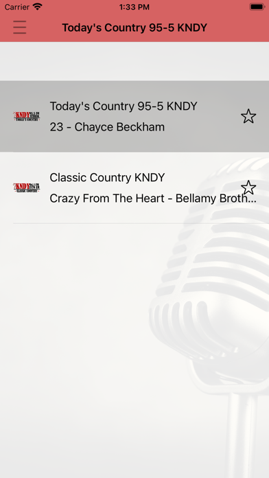 Today's Country KNDY Screenshot