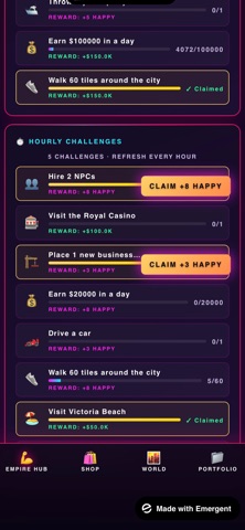 MYES: Tycoon iPhone screenshot