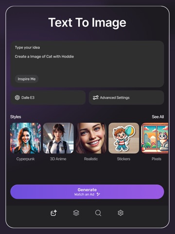 AI Image Generator - Magica iPad screenshot