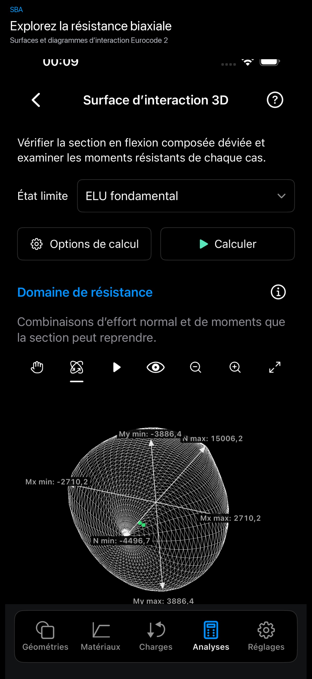 Screenshot 4 of SBA : Sections béton armé
