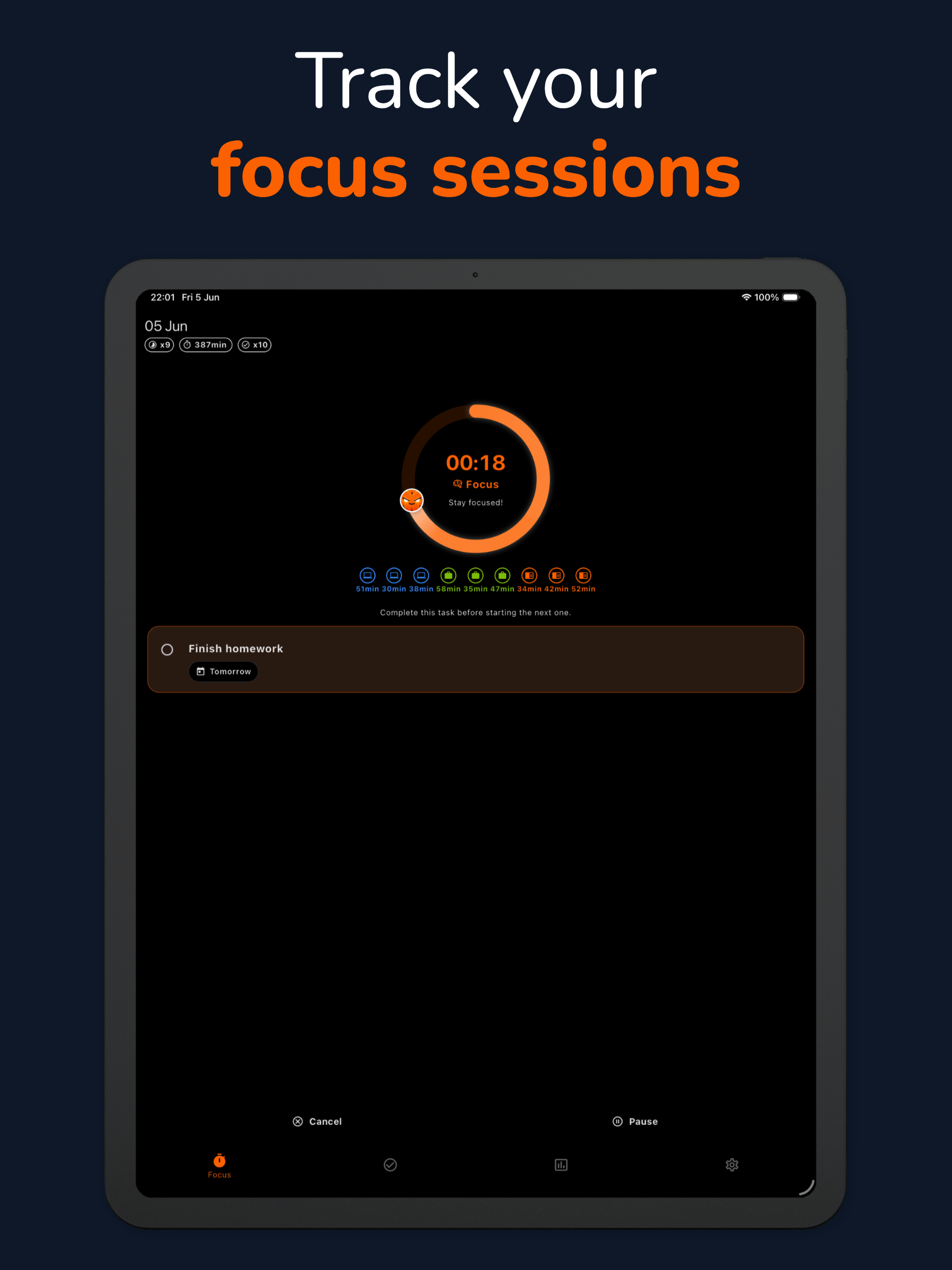 Focus Mode - Study Timer