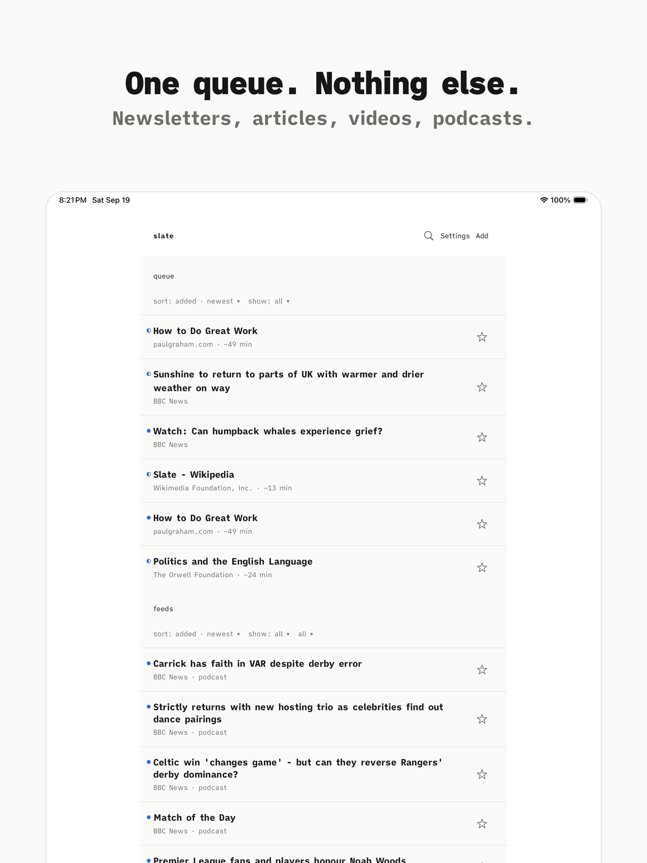 Screenshot 5 of Slate: The Everything Reader
