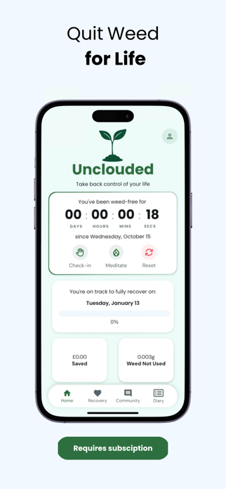 Unclouded - Quit Weed Screenshot 1 of 4