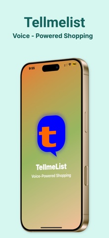 Tellmelist-Voice Shopping List iPhone screenshot
