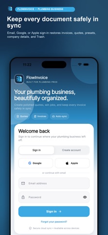 FlowInvoice: Invoice & Quotes Screenshot 6 of 8