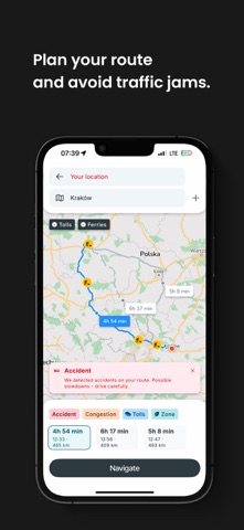 Yanosik App Store preview screenshot 4