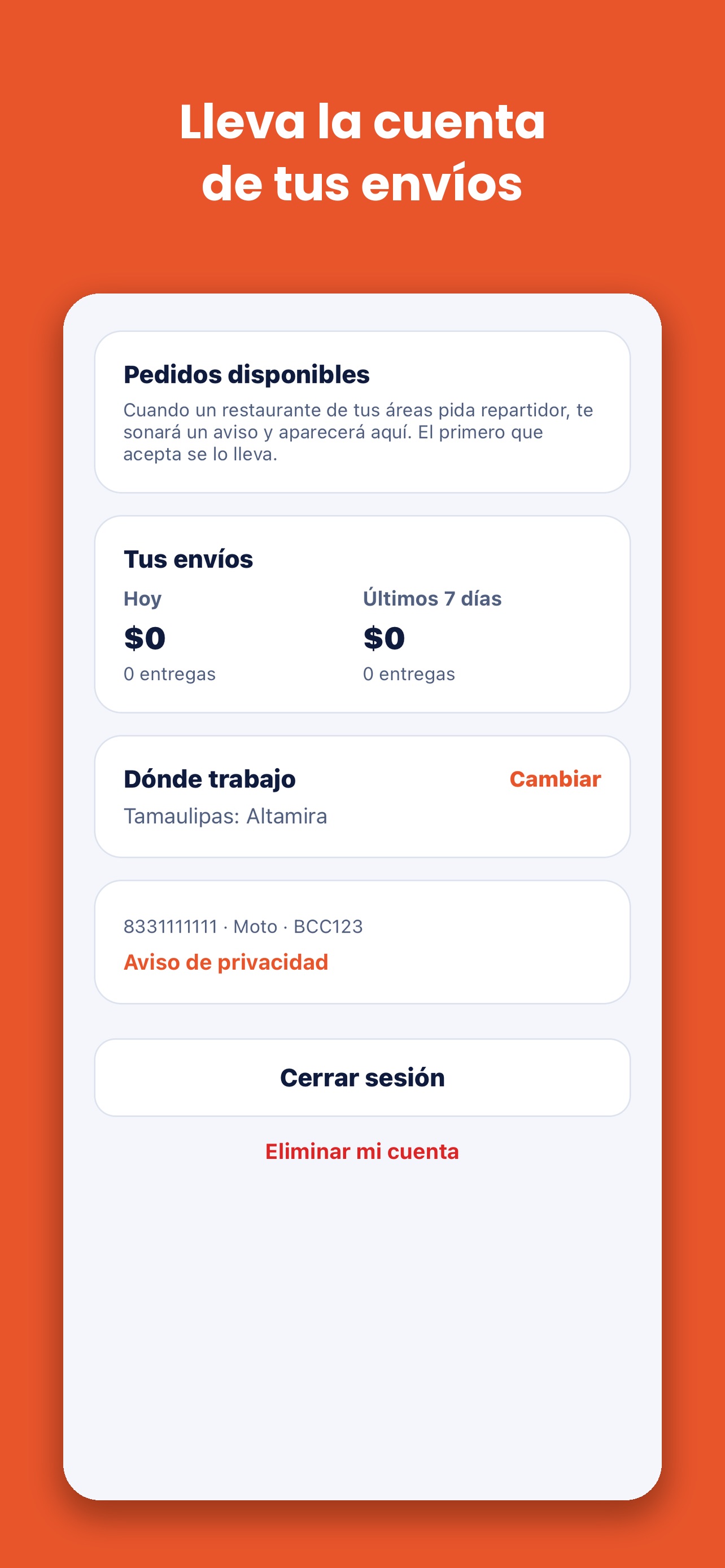 Screenshot 1 of FullMenu Repartidor