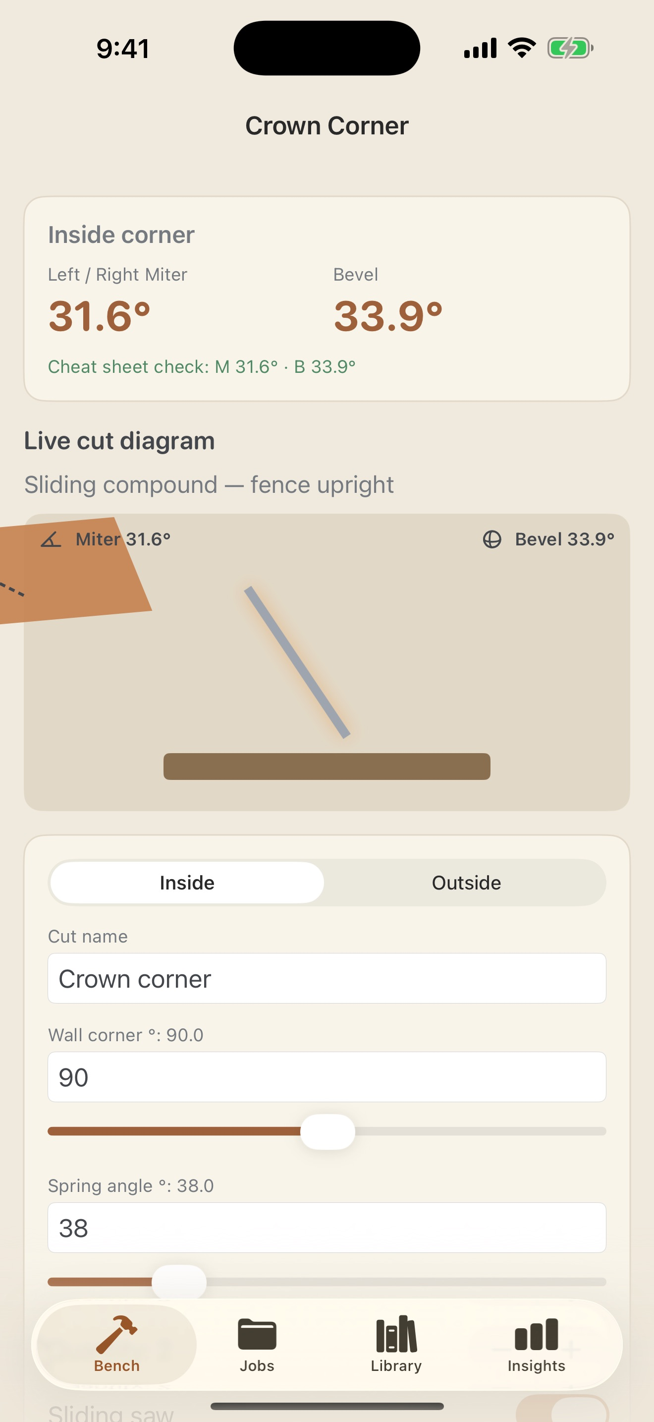 TrueMiter Trim Bench screenshot 2