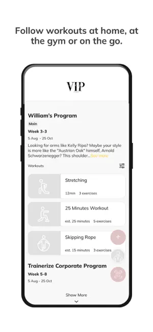 VIP Fitness Coaching screenshot 3