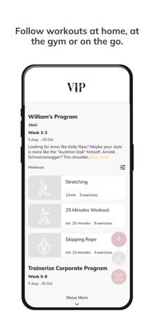 VIP Fitness Coaching screenshot