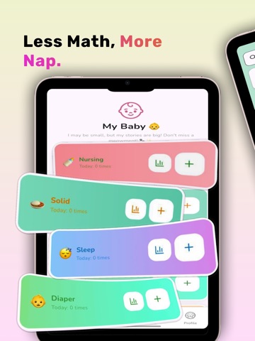 AI Baby Feed & Log : Coo Care iPad screenshot