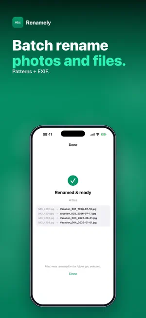 Renamely: Batch Rename screenshot 1