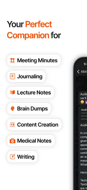 Audionotes: Audio Notes AI screenshot 4