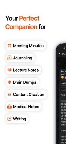 Audionotes: Audio Notes AI Screenshot 4 of 10