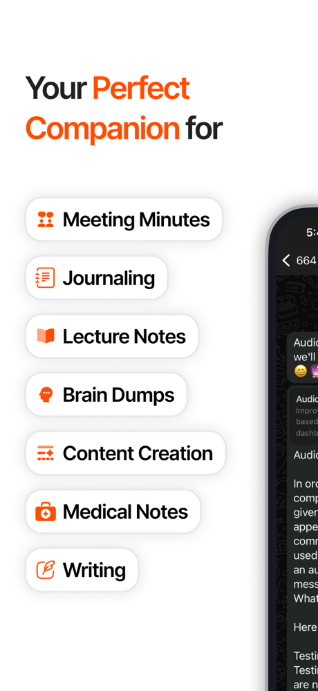 Audionotes: Audio Notes AI screenshot 4
