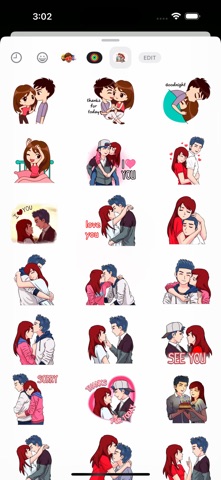 Valentine - Couple WAStickers screenshot