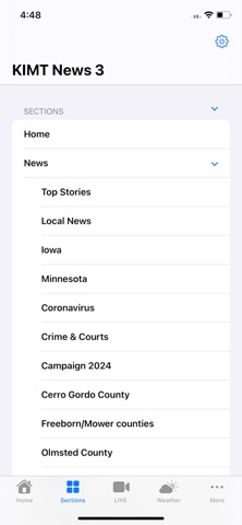 KIMT News 3 iPhone screenshot