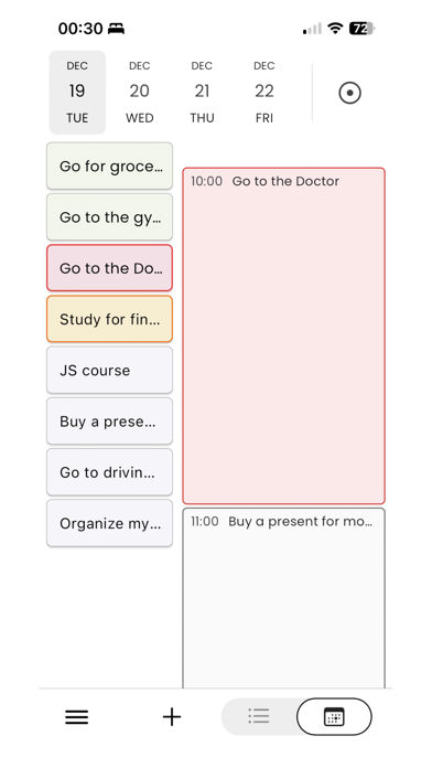 To do List & Calendar - Tidify Screenshot