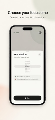 Intende: Screen Time Control Screenshot 2 of 3