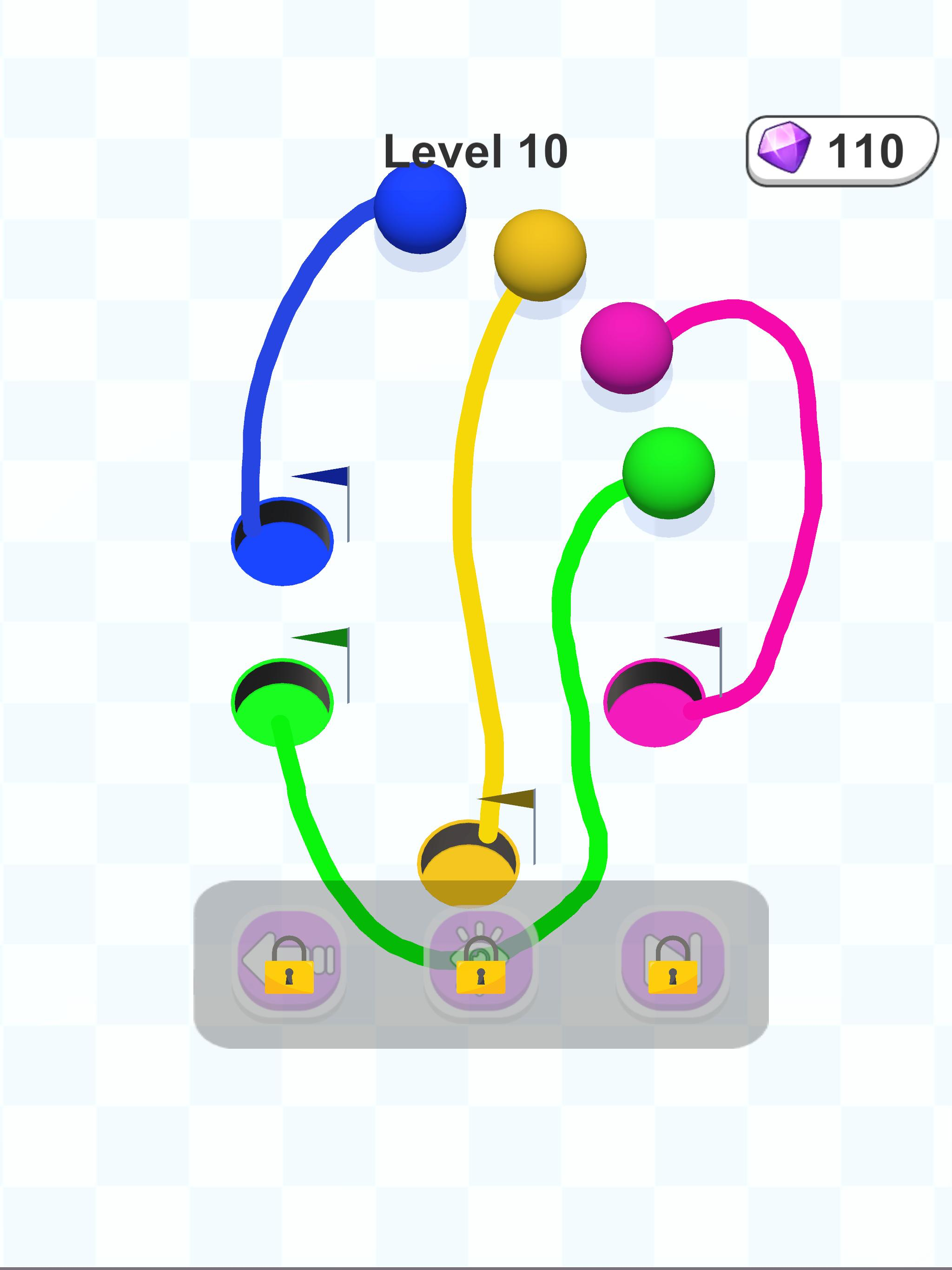 Connect Balls Golf Puzzle
