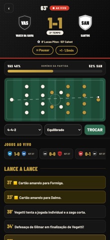 Goleada: Futebol Carreira iPhone screenshot