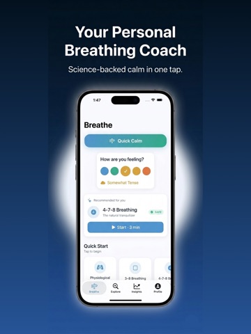 Breathe: Anxiety&Panic Relief iPad screenshot