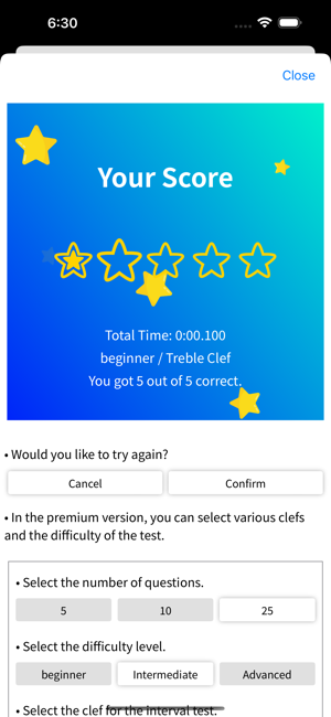 ‎Interval Test Screenshot