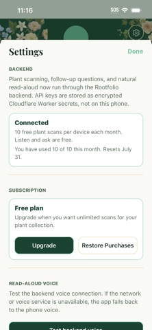 Rootfolio: Plant Collection Screenshot 4 of 4