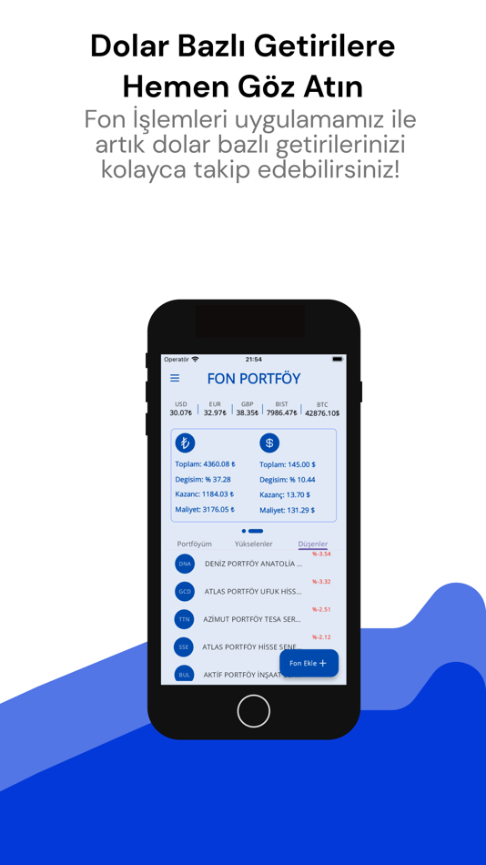 #2. Fon Portföy (iOS) By: Muhammed Akar