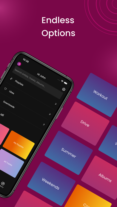 Musica Music Streaming iPhone screenshot 4 - Music app