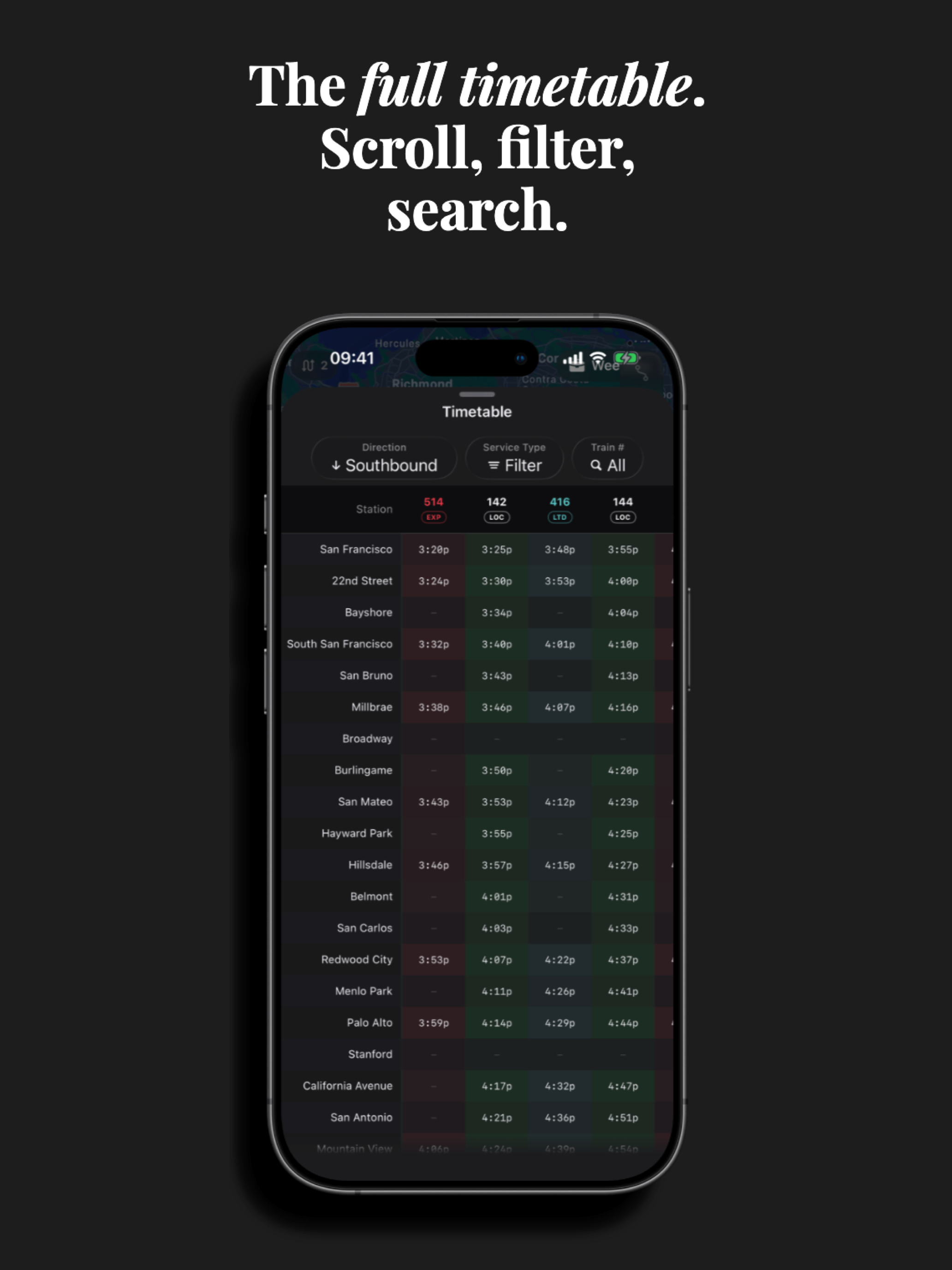 Caltrain Schedule & Tracker screenshot 11