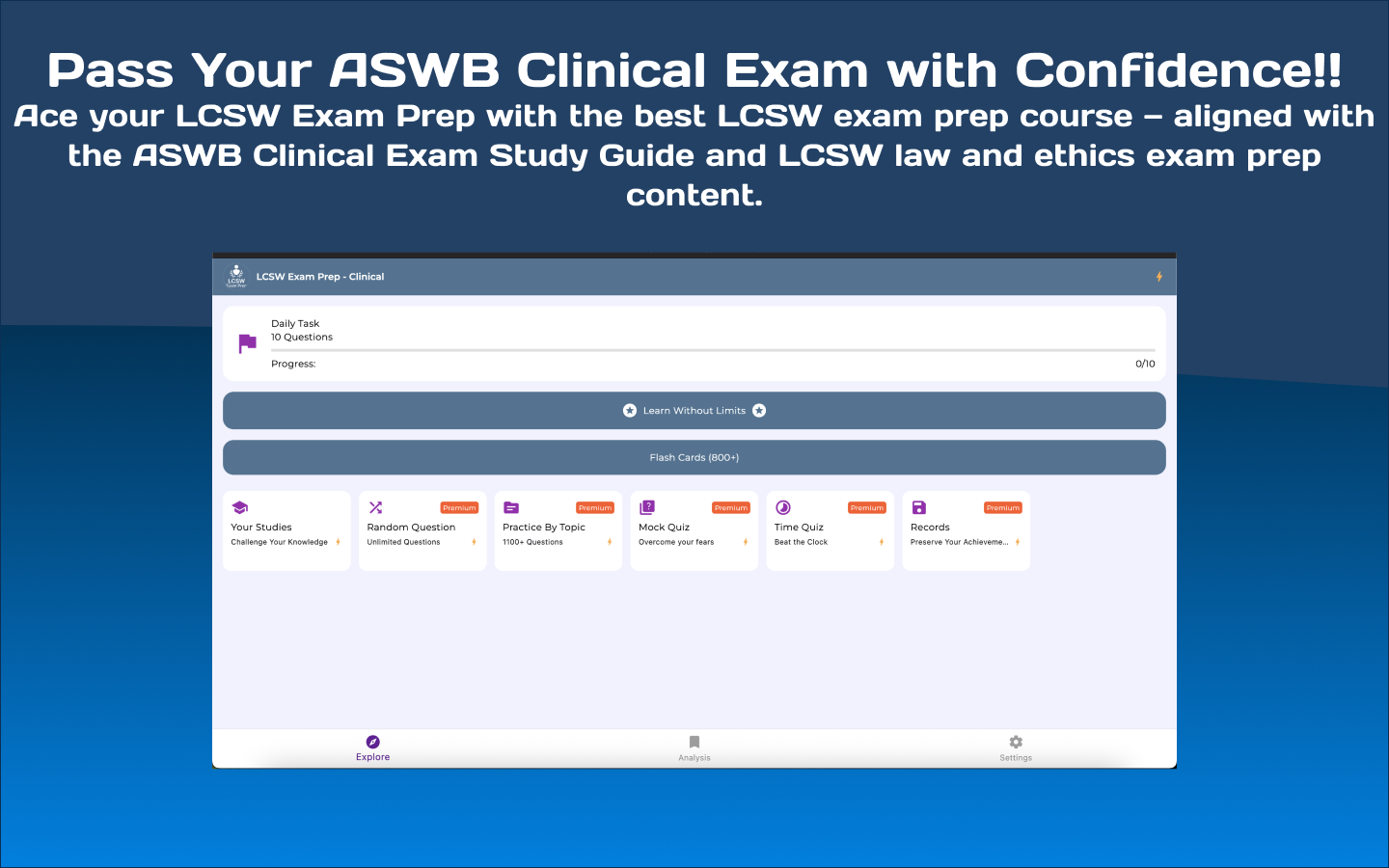 LCSW Clinical Exam Prep