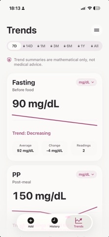 QuickSugarLog Screenshot 3 of 6