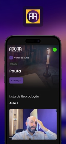 Adora Cursos screenshot
