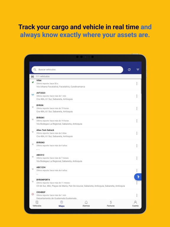 Satrack iPad screenshot 1 - Utilities app